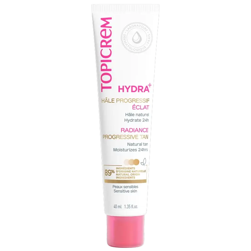 Topicrem Hydra+ Bronceado Progresivo, 40ml