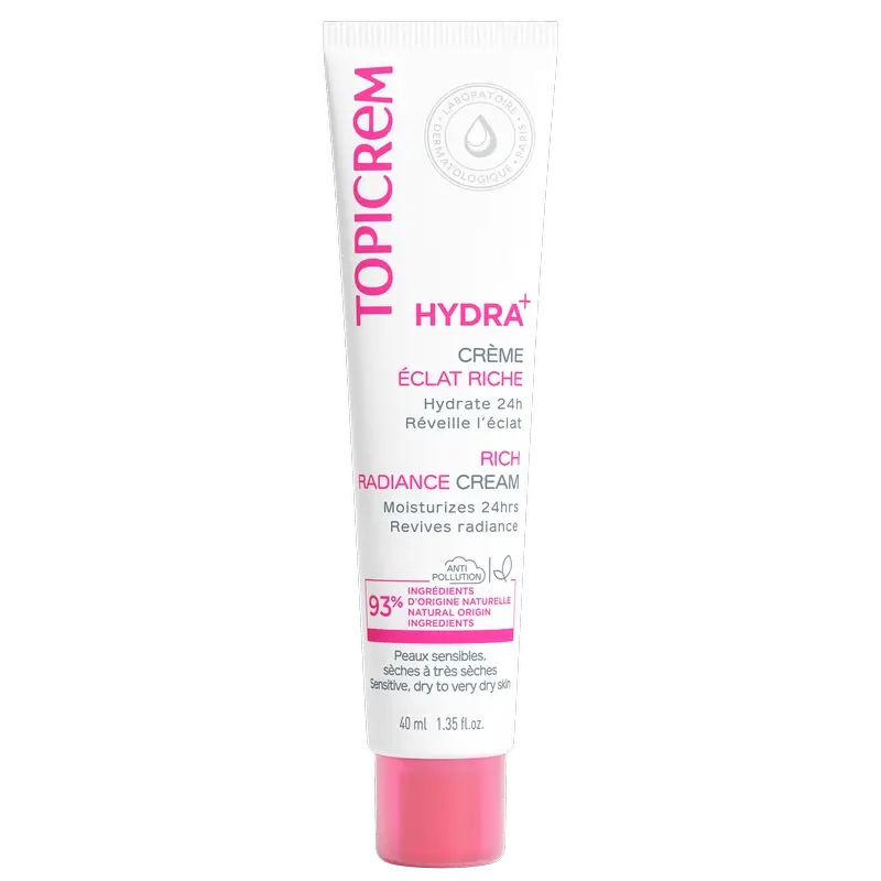 Topicrem Hydra+ Crema Hidratante Iluminadora Rica 40 ml