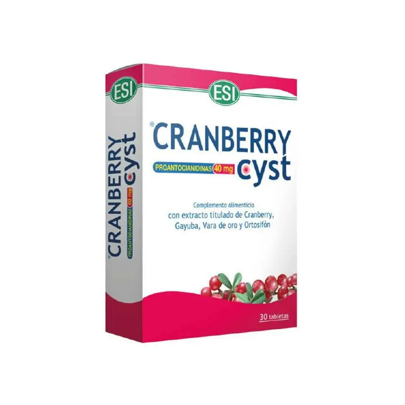 Trepatdiet Cranberry Cyst 40 Mg , 30 tabletas