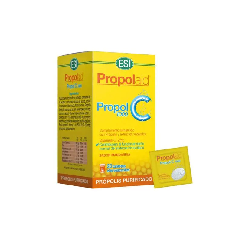 Trepatdiet Propol C Efervescente 1000Mg , 20 tabletas