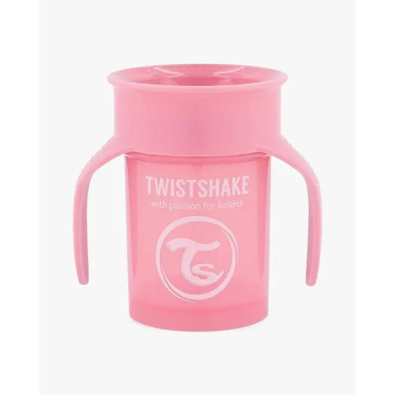 Twistshake Taza 360º Rosa +6M