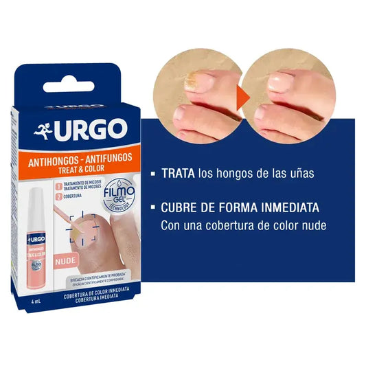 Urgo - Anti-hongos Treat & Color Filmogel - Frasco 4 ml