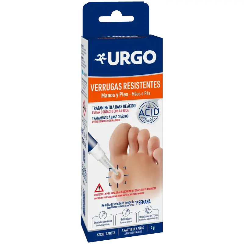 Urgo - Verrugas Resistentes - Stick 2 ml, 28 aplicaciones