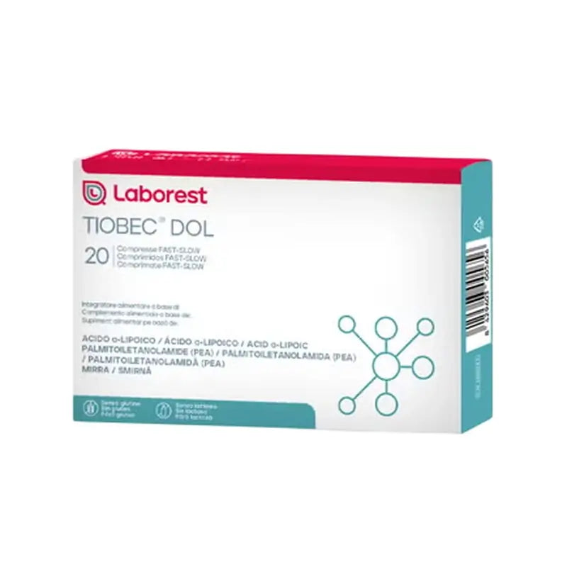 Tiobec Dol Complemento Alimenticio 20 comprimidos Fast-Slow