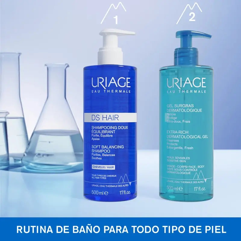 Uriage Ds Hair Champú Suave Regulador 500Ml