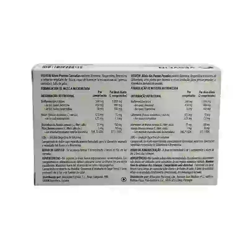Vesvein Alivio Piernas Cansadas, 30 comprimidos