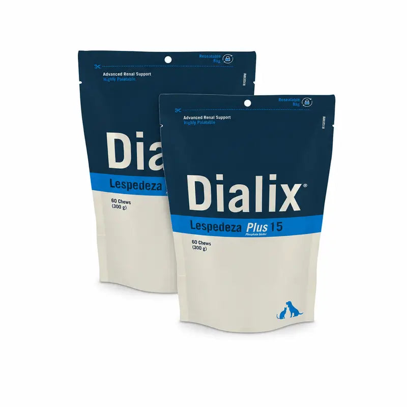 Vetnova Dialix Lespedeza Plus 15, Pack 2 x 60 Chews