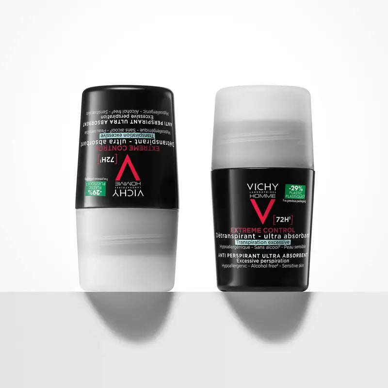 Vichy Homme Desodorante Anti-Transpirante Control Extremo 72H Roll-On 50 ml