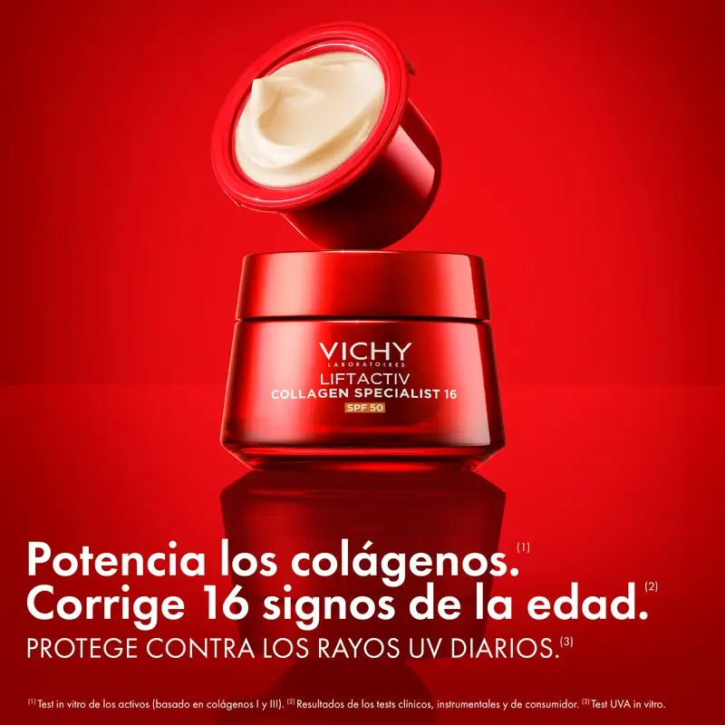 Vichy Liftactiv Collagen Specialist 16 Spf50, Recarga, 50 Ml