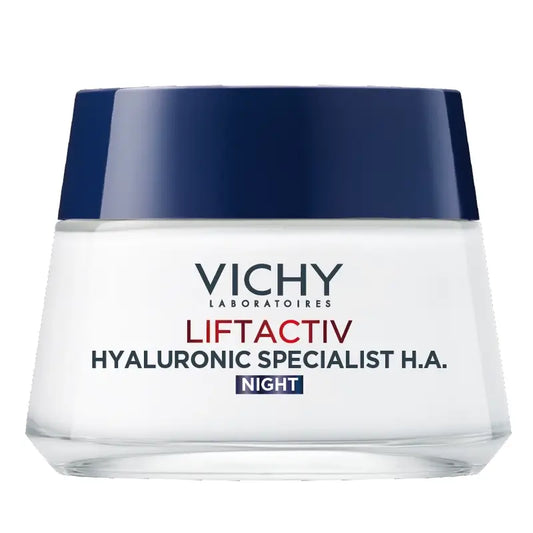 Vichy Liftactiv Hyaluronic Specialist H.A. Crema De Noche Con Ácido Hialurónico, 50 ml