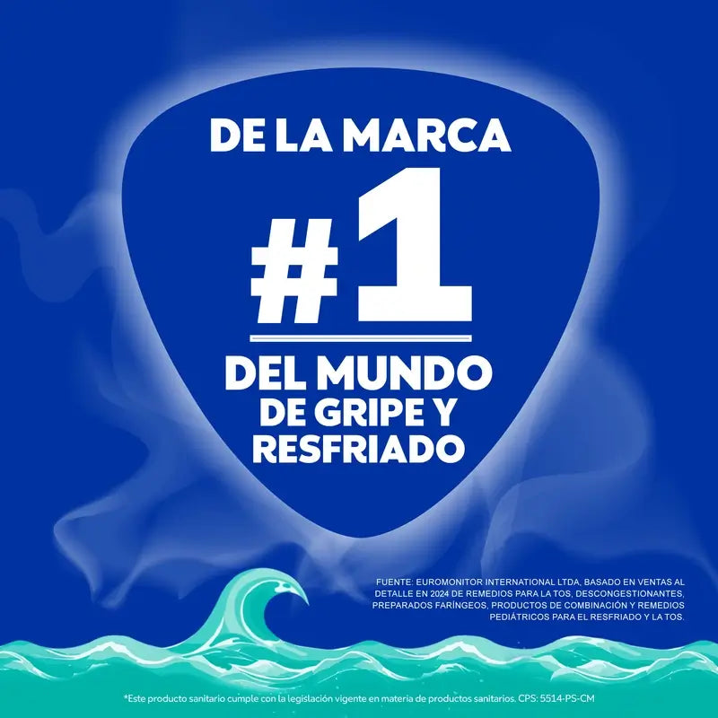 Vicks Nasal Aguamar Fuerza Media , 120 ml