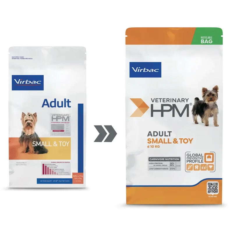 Virbac Hpm Adult Dog Small & Toy 7kg, pienso para Perros