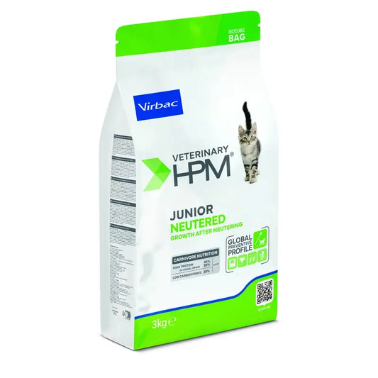 Virbac Hpm Junior Alimento Gato Esterilizado 3 Kg, pienso para gatos