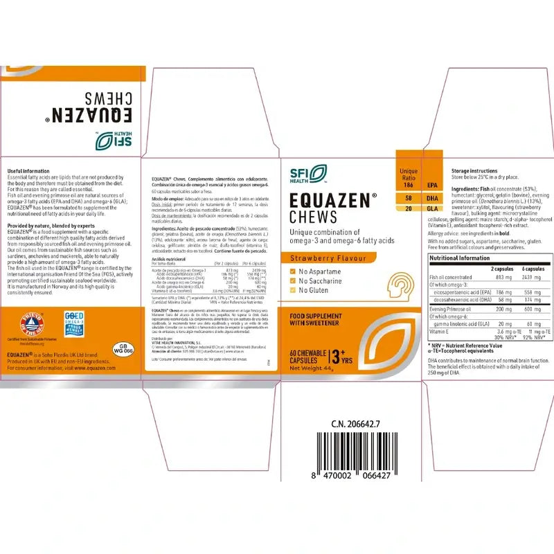 VITAE Equazen Chews, 60 cápsulas