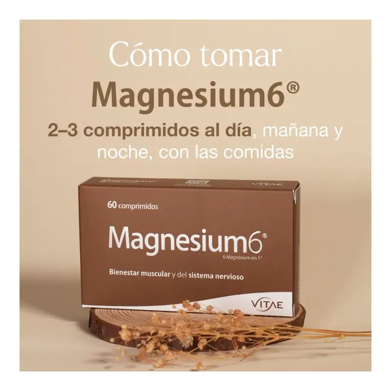VITAE Magnesium6, 60 comprimidos