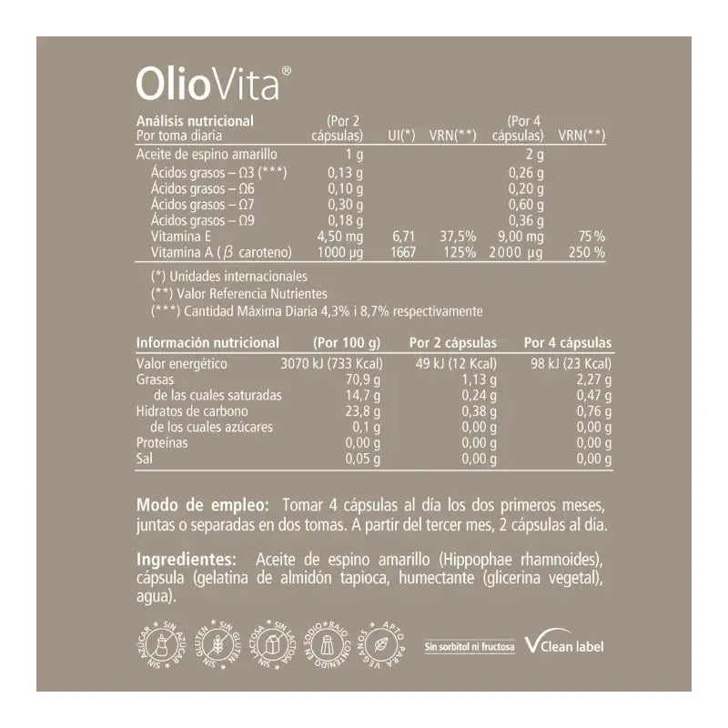 VITAE Oliovita, 120 cápsulas