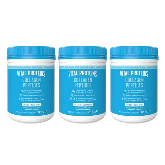 Vital Proteins Triplo Péptidos de Colágeno, 3x 284g