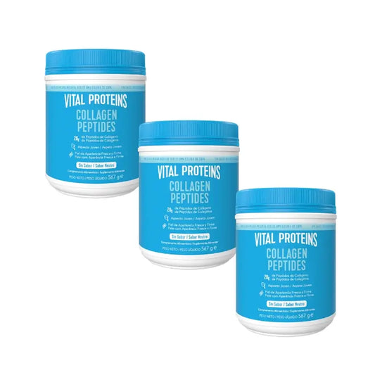 Vital Proteins Triplo Péptidos de Colágeno, 3x 567 gr