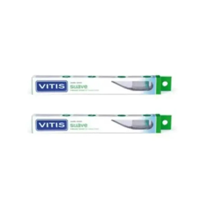 Vitis Cepillo Dental Suave, 2 Unidades