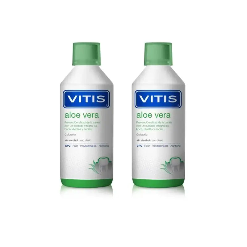 Vitis Colutorio Aloe Vera, 2X500 Ml