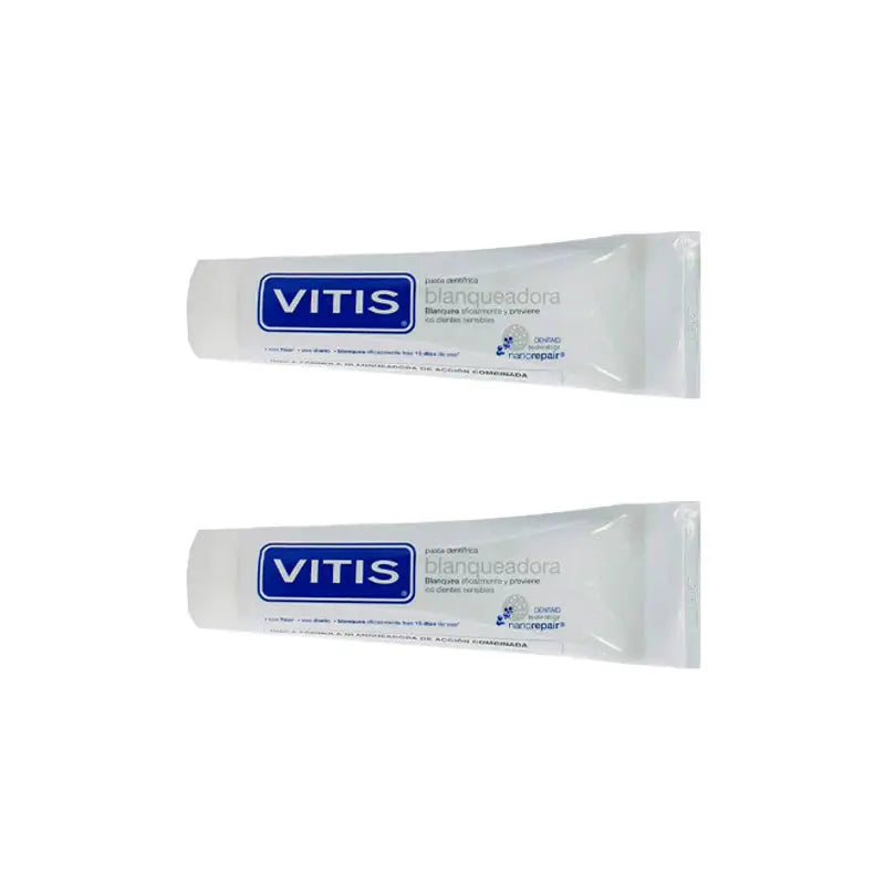 VITIS Duplo Pasta Dentífrica Blanqueadora 2x150 ml