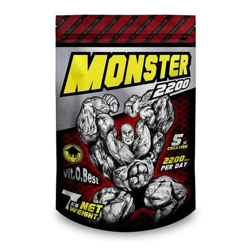 Vit.O.Best Monster Gainer 2200 Fresa, 7 Kg