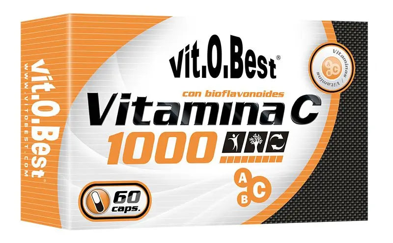 Vit.O.Best Vitamina C 1000 + Bioflavonoides, 60 Cápsulas
