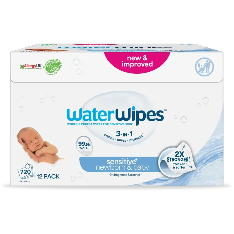 Waterwipes Bio Toallitas Bebé Biodegradables 12x60, 720 unidades