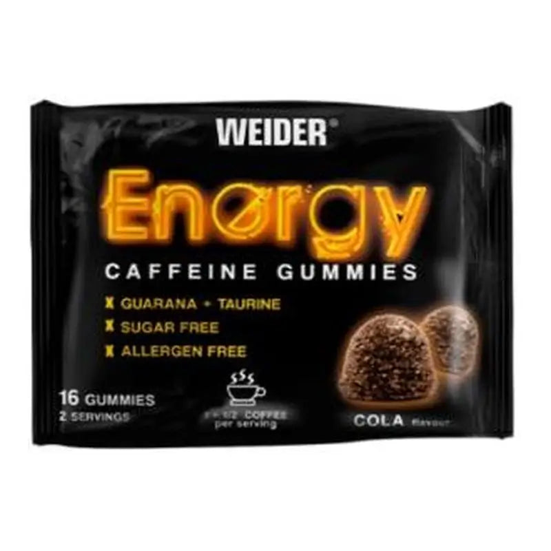 Weider Weider Energy Caffeine Cola 16Gummies