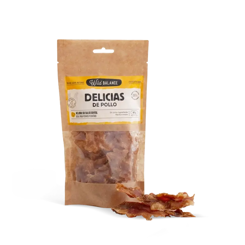 Wild Balance Snacks Delicias De Pollo , 85 gr
