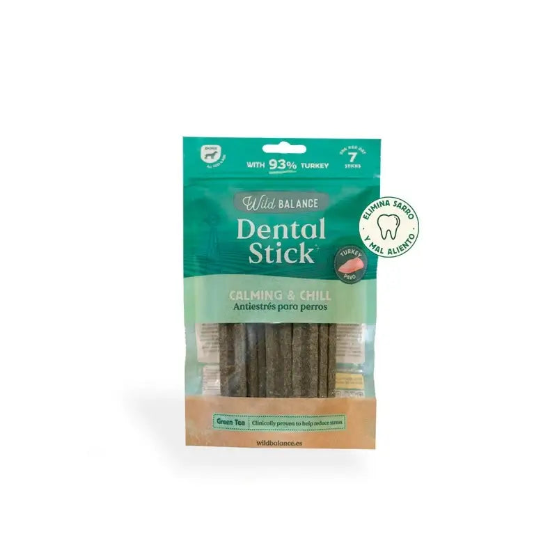 Wild Balance Stick Dental Calming - Antiestrés Para Perros - 7 Sticks M (Unidad) , 100 gramos