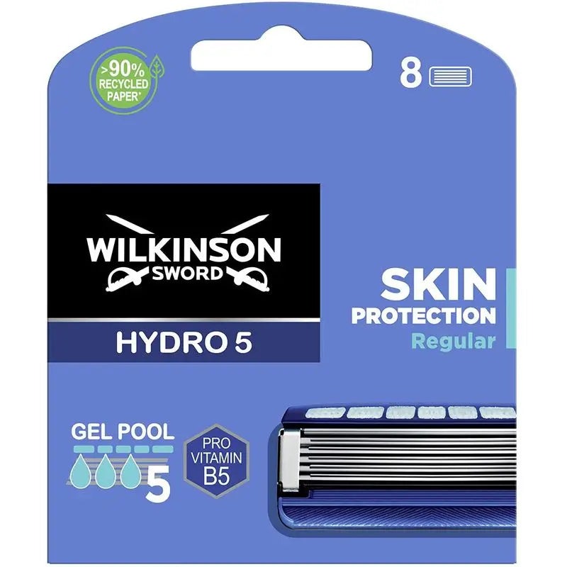 Wilkinson Sword Hydro 5 Skin Protection Regular Cargador 8 Unidades