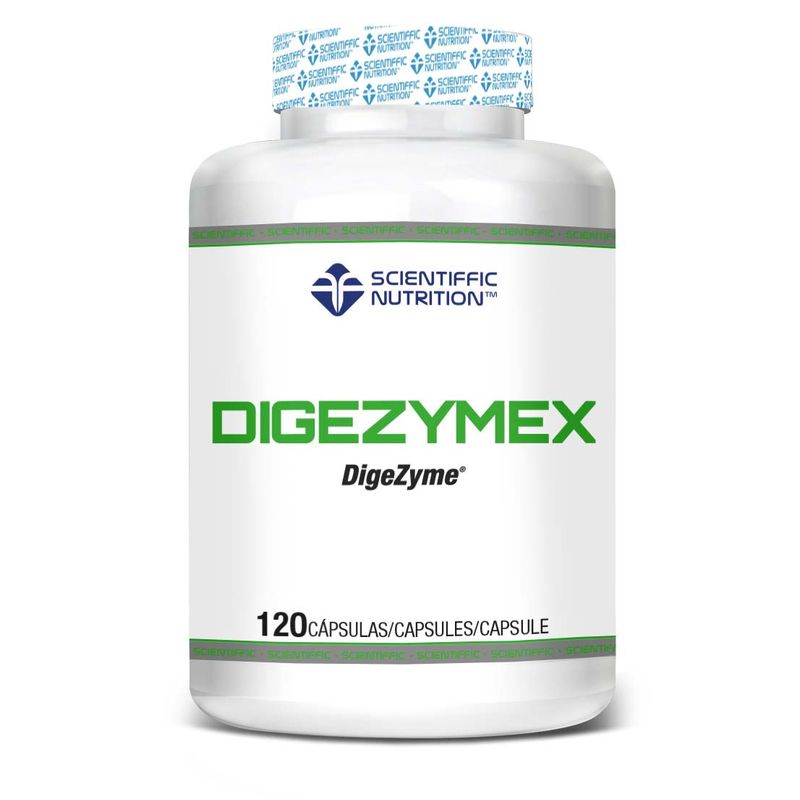 Scientiffic Nutrition  Digezymex, Enzimas Digestivas Para Mejorar La Digestión Y Reducir La Acidez, 120 unidades