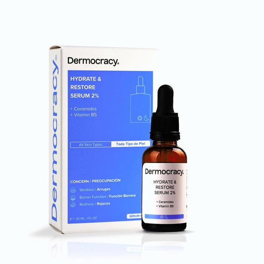 Dermocracy Hydrate & Restore Sérum 2%  [Ceramidas + Vitamina B5] , 30 Ml