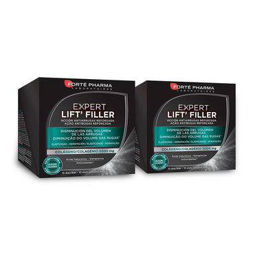 Forté Pharma Expert Lift Filler Disminución De Volumen 10 Shots Pack De 2 Unidades