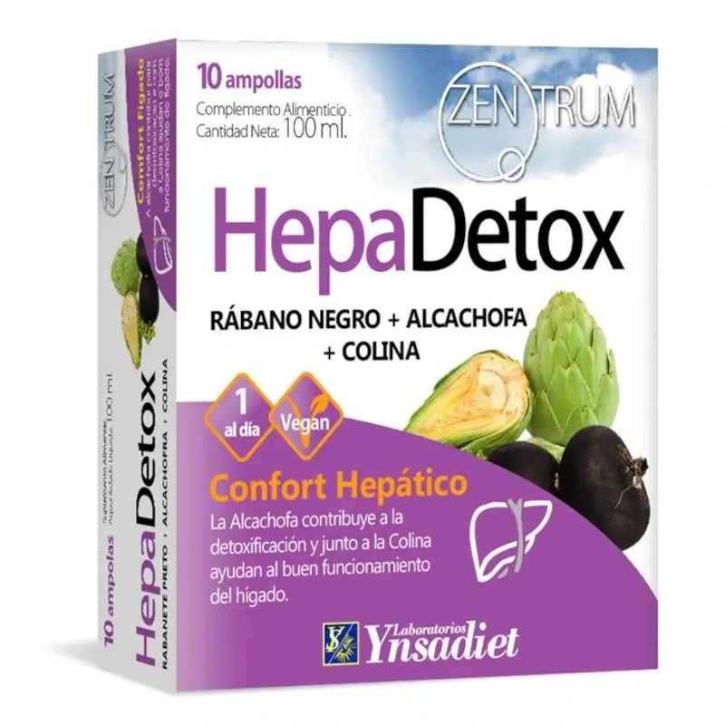 Ynsadiet Hepa Detox, 10 ampollas