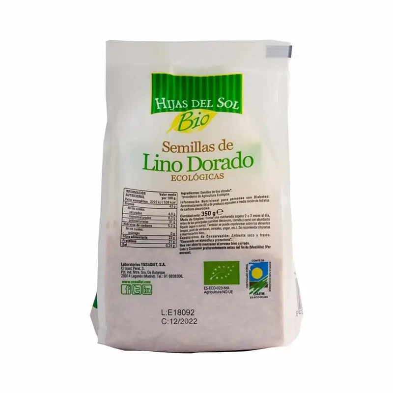 Ynsadiet Semillas De Lino Dorado 350Gr. Hijas Del Sol