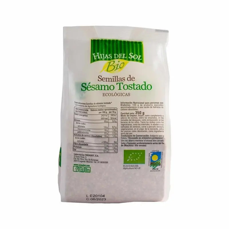Ynsadiet Semillas De Sesamo Tostado 350Gr. Hijas Del Sol
