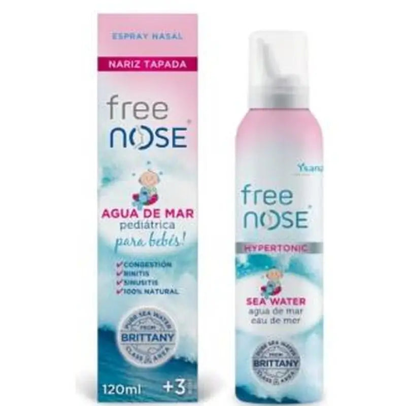 Ysana Free Nose Agua De Mar Hipertonic Pediatrica 120Ml