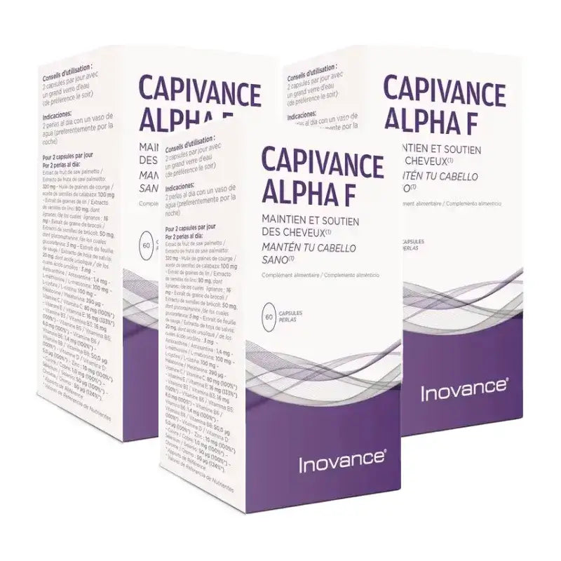 Ysonut Capivance Alpha F, Pack 3 x 60 cápsulas