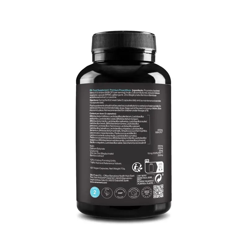 Zenement Premium Proactiflora, 120 cápsulas veganas