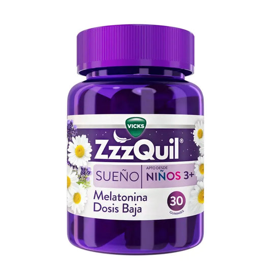 Zzzquil Natura Kids Melatonina a Partir 4 Años , 30 gummies