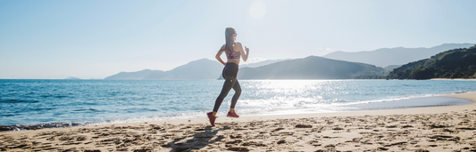 Deporte al aire libre y protector solar