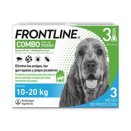 Frontline Combo Perro 2-10 Kg, 3 Pipetas