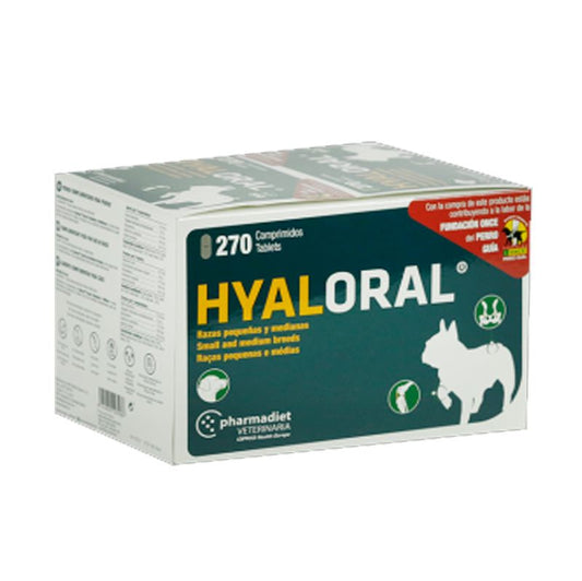 Pharmadiet Hyaloral Perro Pequeño Mediano 270 comprimidos
