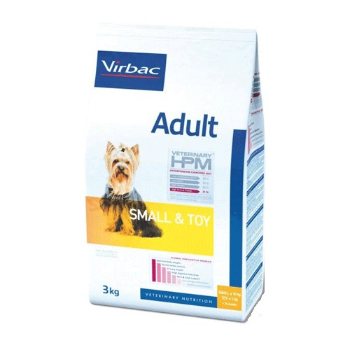 Virbac Hpm Adult Small & Toy 3 Kg Alimento, pienso para perros
