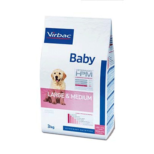 Virbac Hpm Baby Large & Medium 3 Kg Alimento, pienso para perros