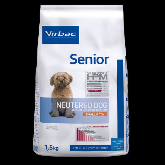 Virbac Hpm Senior Neutered Dog Small & Toy 1.5 Kg Alimento, pienso para perros
