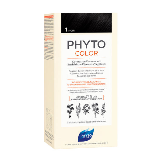 Phyto Phytocolor 1 Coloración Permanente Tono Negro