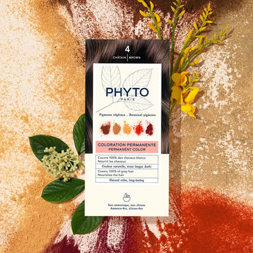 PHYTO Phytocolor 4 coloración permanente tono castaño